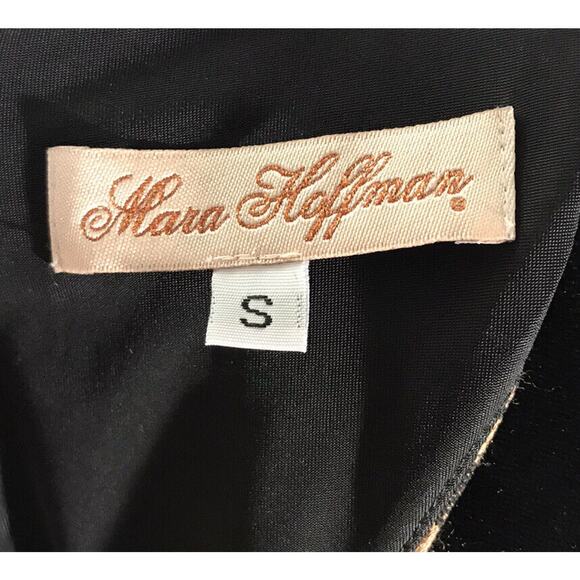 Mara Hoffman Peplum Leopard Top Animal Print Blouse Sleeveless Shirt Size Small - Picture 8 of 9